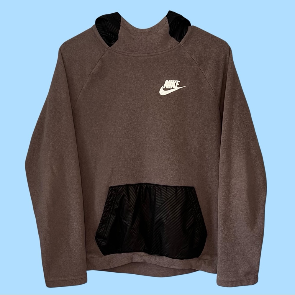 Nike Charcoal Sherpa Hoodie, Size XL